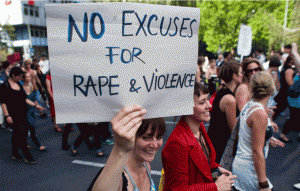 No Excuses for Rape & Violence poster