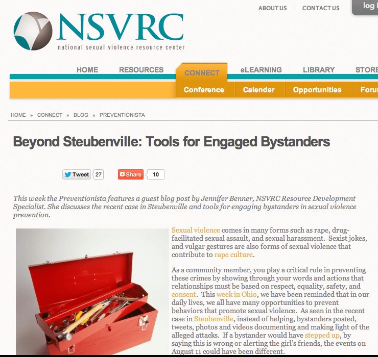 blog screen shot