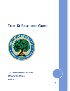 Title IX Resource Guide