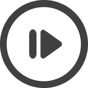 play button, grey on white background