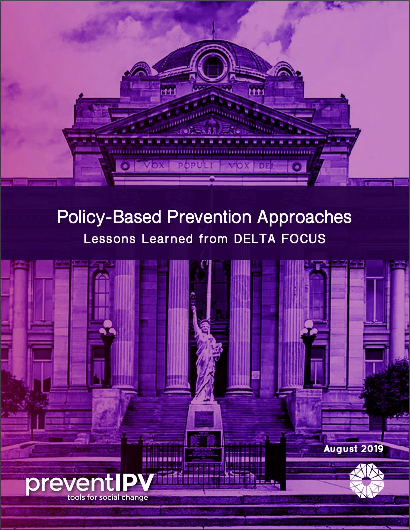 Policy-Based Prevention Approaches: Lessons Learned from DELTA FOCUS