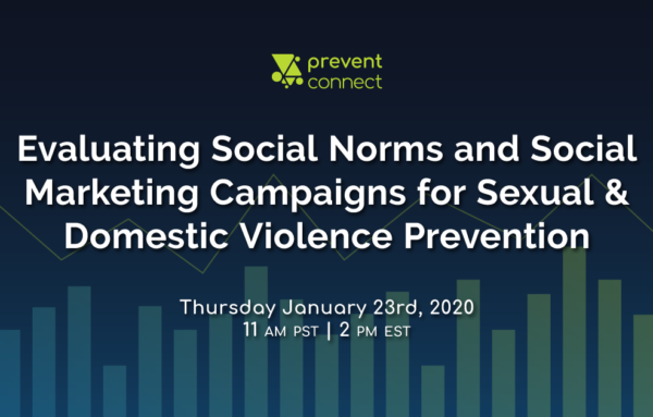 Evaluating Social Norms and Social Marketing Campaigns for Sexual and Domestic Violence Prevention
