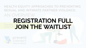 Registration Full Join the Waitlist
