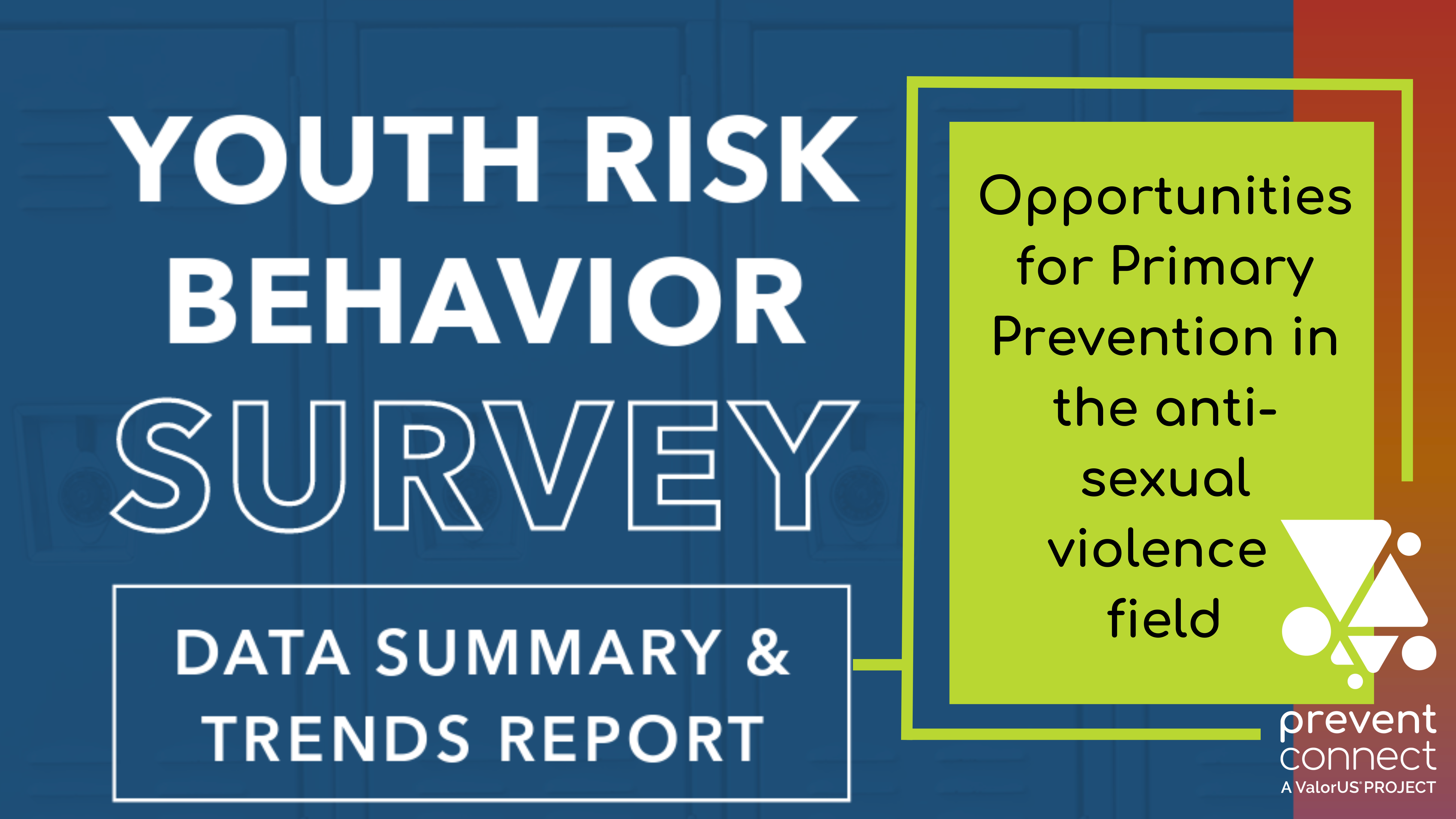 CDC outlines opportunities for Preventionists following survey on youth violence and mental health