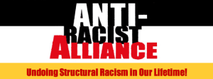 The Anti-Racist Alliance header from website.