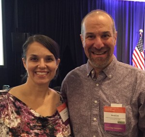 Annie Lyles and David Lee at the National Conference on Health and Domestic Violence