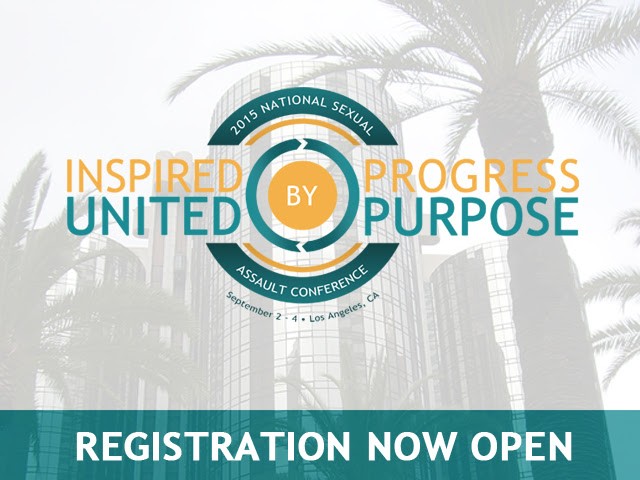 Inpsired by Progress, UNited by Purpose National Sexual Assault Conference Registration now open
