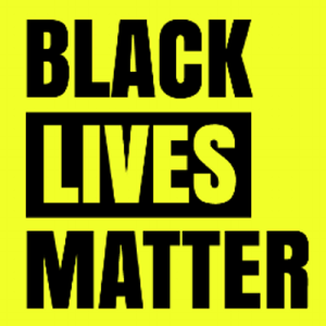 Black Lives Matter - yellow background