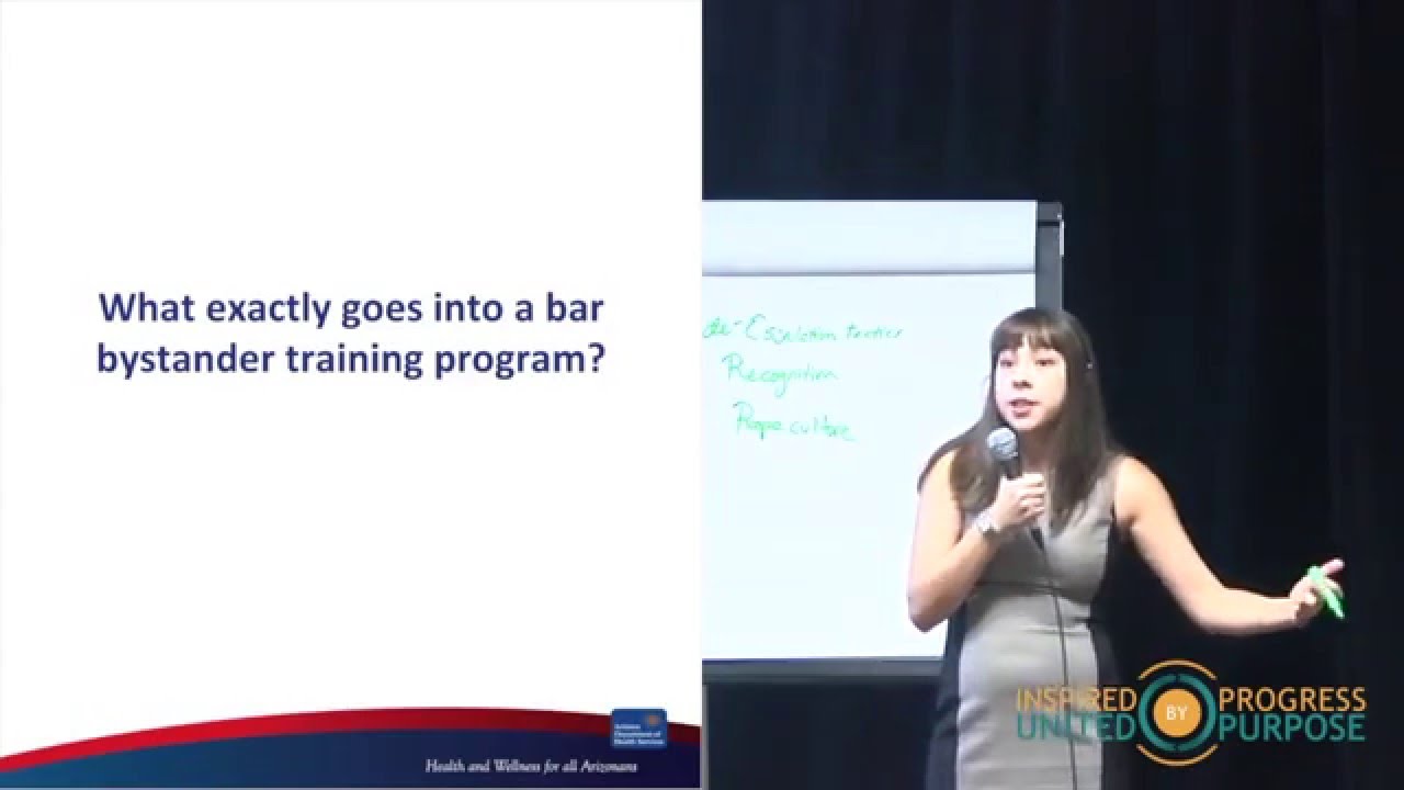 Developing Bystander Training for Bars Around College Campuses Lessons