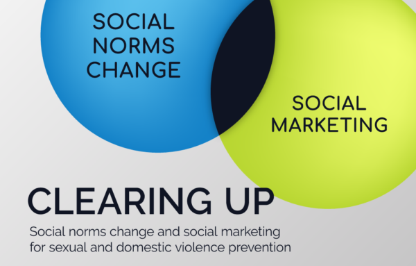 Clearing Up Social Norms Change and Social Marketing for Sexual and Domestic Violence Prevention