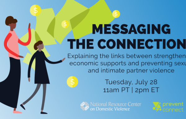 Messaging the Connections: Explaining the links between strengthening economic supports and preventing sexual and intimate partner violence