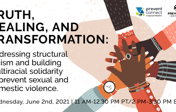 Truth, healing, and transformation: Addressing structural racism and building multiracial solidarity to prevent sexual and domestic violence