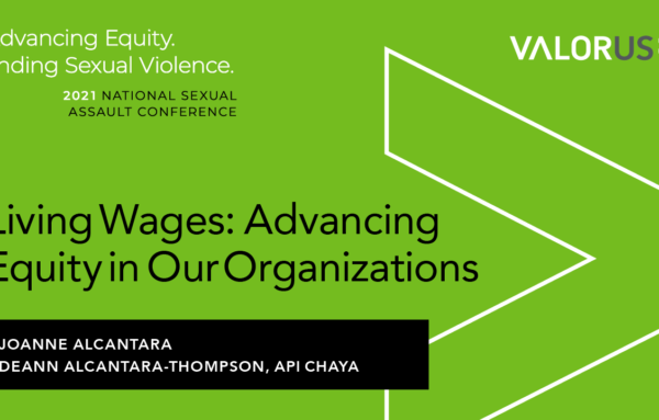 Living Wages: Advancing Equity in Our Organizations